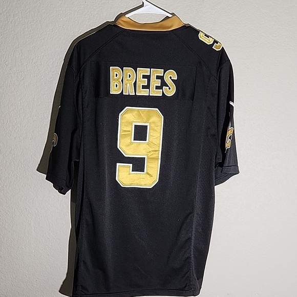 NFL New Orleans Saints Jersey XXL Nike NFL Players 9 Brees Embroidered Letter - Picture 1 of 5